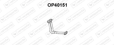 Exhaust Pipe Opel KADETT E Combo