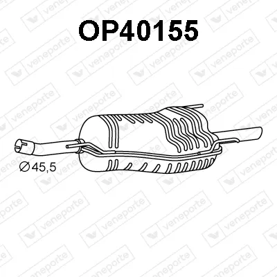Rear Muffler Opel ASTRA G Estate · Opel ASTRA G Estate Van · Opel ASTRA F CLASSIC Estate