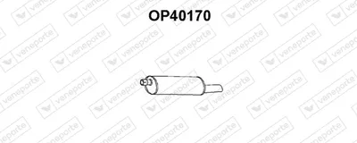 Rear Muffler Opel KADETT E Hatchback · Opel ASTRA F Hatchback · Vauxhall ASTRA Mk III Hatchback