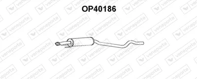 Centre Muffler Opel ASTRA F Saloon · Opel ASTRA F Hatchback · Opel ASTRA F Estate