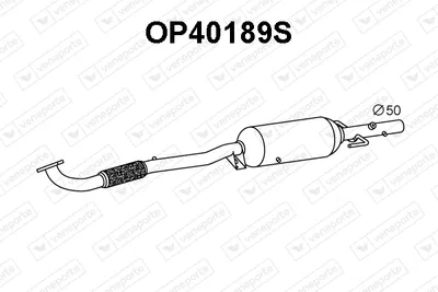 Soot/Particulate Filter, exhaust system Opel ASTRA H · Opel ASTRA H Estate · Opel ASTRA H GTC