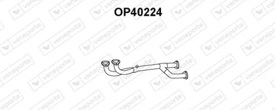 VENEPORTE OP40224 exhaust pipe