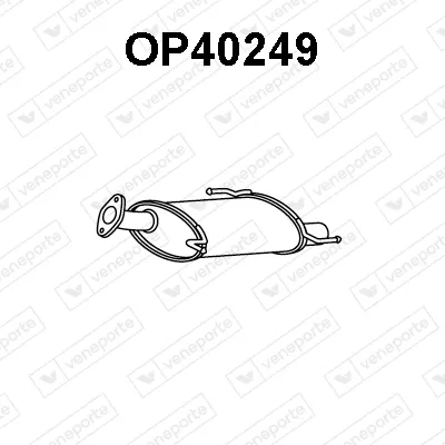 Rear Muffler Opel AGILA · Suzuki SPLASH · Vauxhall AGILA Mk II