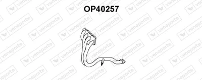Exhaust collector, exhaust system VENEPORTE OP40257