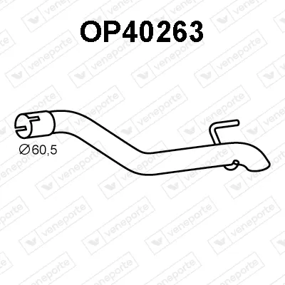 VENEPORTE OP40263 exhaust pipe
