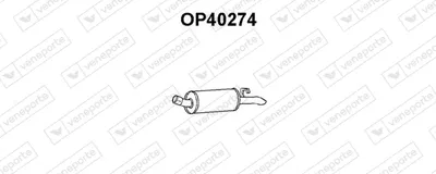 Rear Muffler Opel REKORD E