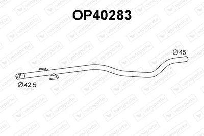 Exhaust Pipe Opel COMBO Box Body/MPV · Opel COMBO Tour · Vauxhall COMBO Mk II Box Body/MPV
