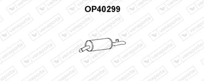 Rear Muffler Opel OMEGA A Estate