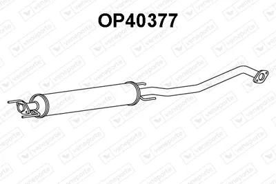 Centre Muffler Opel VECTRA B Hatchback · Opel VECTRA B · Opel VECTRA B Estate