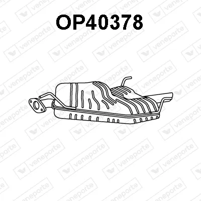 Rear Muffler Opel VECTRA B Hatchback · Opel VECTRA B · Opel VECTRA B Estate