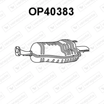 Rear Muffler Opel ASTRA G Hatchback · Opel ASTRA F CLASSIC Hatchback · Vauxhall ASTRA Mk IV Hatchback