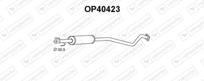 Front Muffler Opel ASTRA F Saloon · Opel ASTRA G Hatchback · Opel ASTRA G Estate