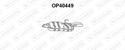 Rear Muffler Opel VECTRA B Hatchback · Opel VECTRA B · Opel VECTRA B Estate