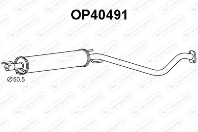Centre Muffler Opel ASTRA F Saloon · Opel ASTRA G Hatchback · Opel ASTRA G Estate