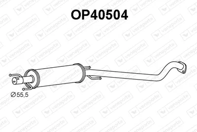 Front Muffler Opel ASTRA G Hatchback · Opel ASTRA G Estate · Opel ASTRA G Saloon