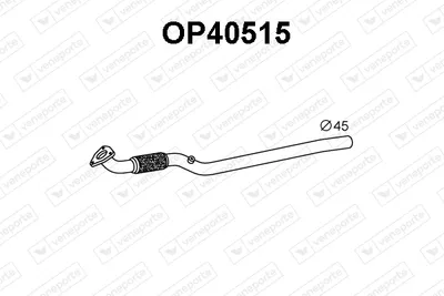 Exhaust Pipe Opel CORSA C · Opel COMBO Box Body/MPV · Opel CORSA C Hatchback Van