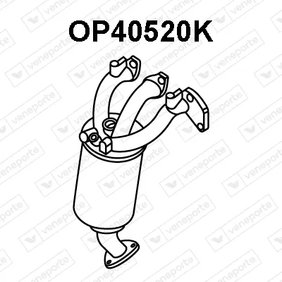 Manifold Catalytic Converter Opel AGILA · Opel CORSA C · Opel CORSA D