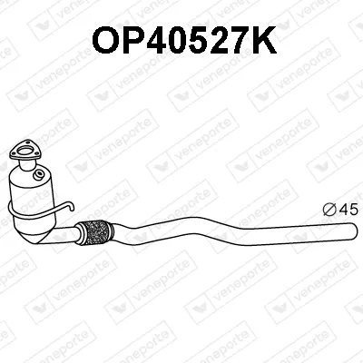 Catalytic Converter Opel CORSA B · Vauxhall CORSA Mk I