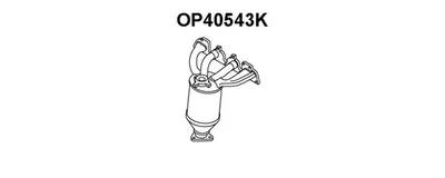 Catalyst elbow admission VENEPORTE OP40543K
