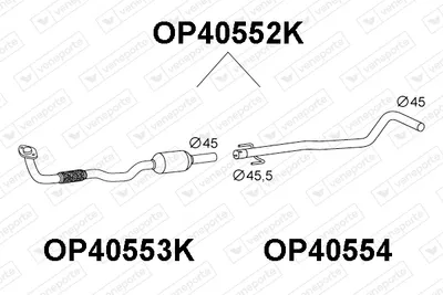 Catalytic Converter Opel CORSA C