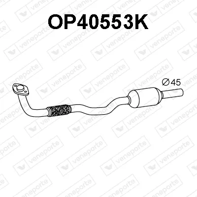 Catalytic Converter Opel CORSA C · Opel COMBO Box Body/MPV