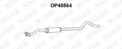 Front Muffler Opel KADETT D Estate