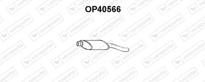 Rear Muffler Opel KADETT D Estate