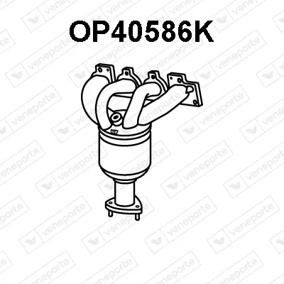 Manifold Catalytic Converter Opel VECTRA C · Opel VECTRA C GTS