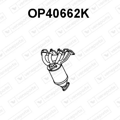 Manifold Catalytic Converter Opel ASTRA G Hatchback · Opel ASTRA G Estate · Opel ASTRA G Saloon