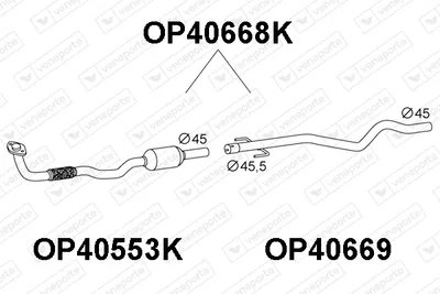 Catalytic Converter Opel COMBO Box Body/MPV