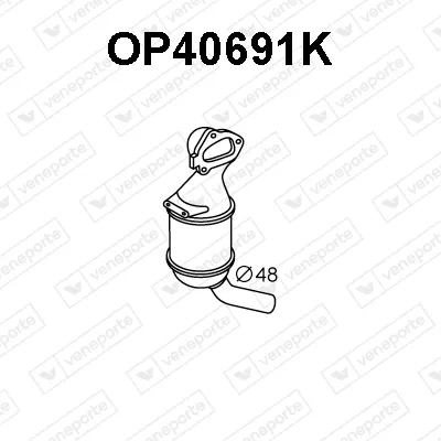 Catalytic Converter Opel AGILA · Suzuki SWIFT III · Suzuki SPLASH