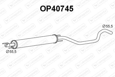 Front Muffler Opel ZAFIRA A MPV · Opel ZAFIRA / ZAFIRA FAMILY B · Opel ZAFIRA B Box Body/MPV