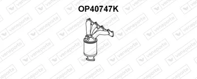Manifold Catalytic Converter Opel VECTRA C · Opel VECTRA C GTS