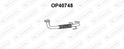 Exhaust Pipe Opel VECTRA C · Opel VECTRA C GTS