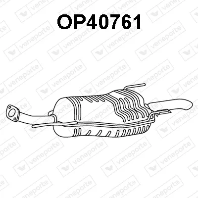 Rear Muffler Opel ASTRA G Estate · Opel ASTRA G Estate Van · Vauxhall ASTRA Mk IV Estate