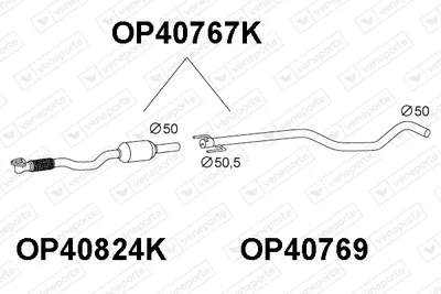 Catalytic Converter Opel CORSA C