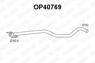 Exhaust Pipe Opel CORSA C
