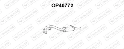 Rear Muffler Opel FRONTERA B