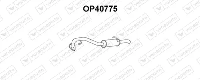Rear Muffler Opel FRONTERA B