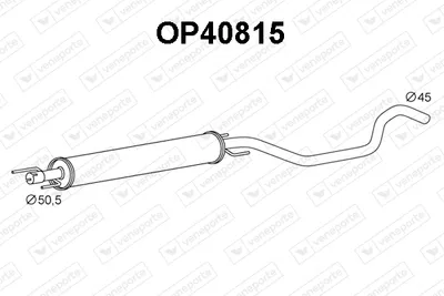 Front Muffler Opel ZAFIRA A MPV · Opel ZAFIRA / ZAFIRA FAMILY B · Opel ZAFIRA B Box Body/MPV
