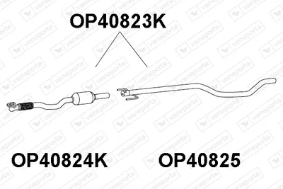 Catalytic Converter Opel COMBO Box Body/MPV