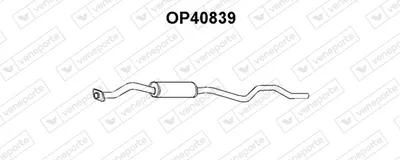 Front Muffler Opel KADETT D Estate