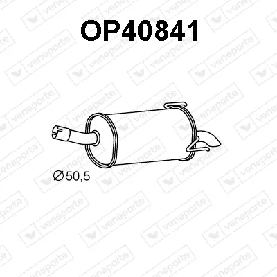 Rear Muffler Opel ASTRA H · Opel ASTRA H Estate · Opel ASTRA H GTC