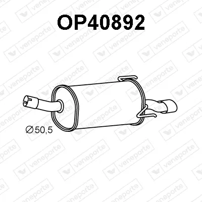 Rear Muffler Opel ASTRA H · Opel ASTRA H GTC · Opel ASTRA H CLASSIC Hatchback