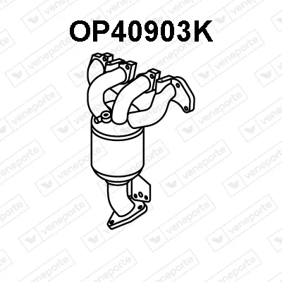 Catalytic Converter Opel CORSA D · Opel ASTRA J · Opel MERIVA B MPV