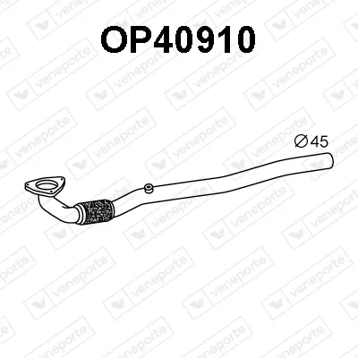 Exhaust Pipe Opel MERIVA A MPV · Vauxhall MERIVA A