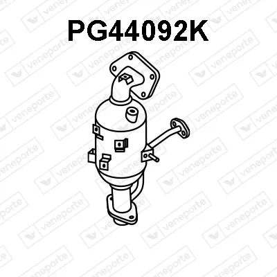 Catalytic Converter Citroën C1 II · Peugeot 108 · Toyota YARIS