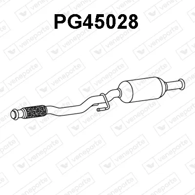 Front Muffler Peugeot 407 · Peugeot 407 SW