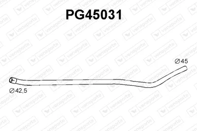 Exhaust Pipe Peugeot 504 Pickup