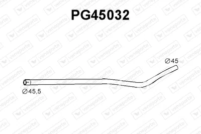 Exhaust Pipe Peugeot 504 Pickup